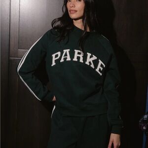 Parke Forest Green Mockneck size small/medium